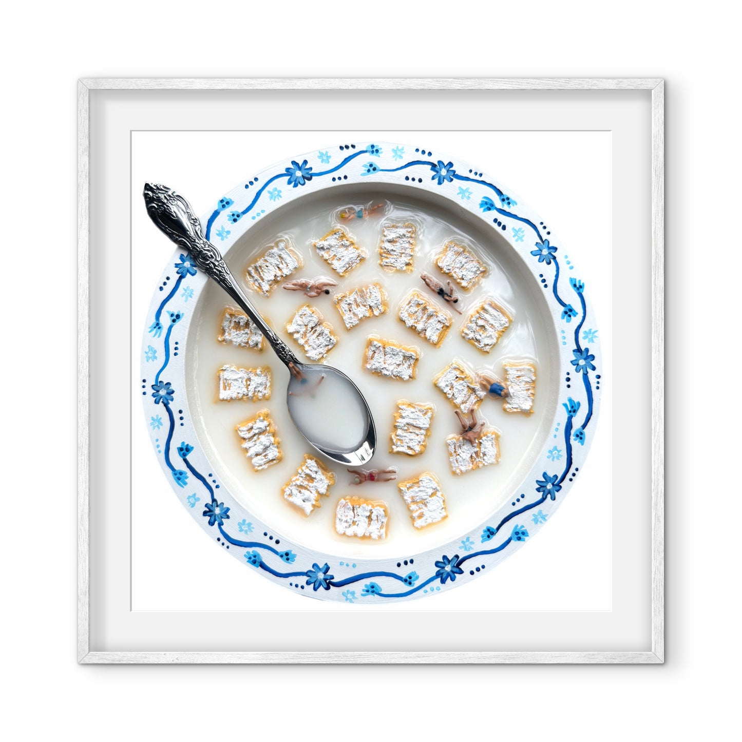 Saturday Mornings: Frosted Mini Wheats Print - 10x10in Glicée Fine Art Print