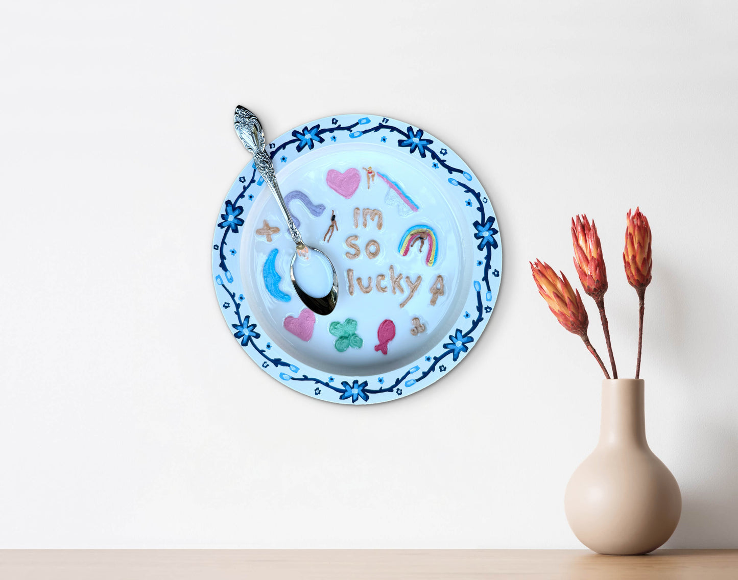 Lucky Charms: Saturday Mornings Cereal Collection - 8x8in Mixed Media