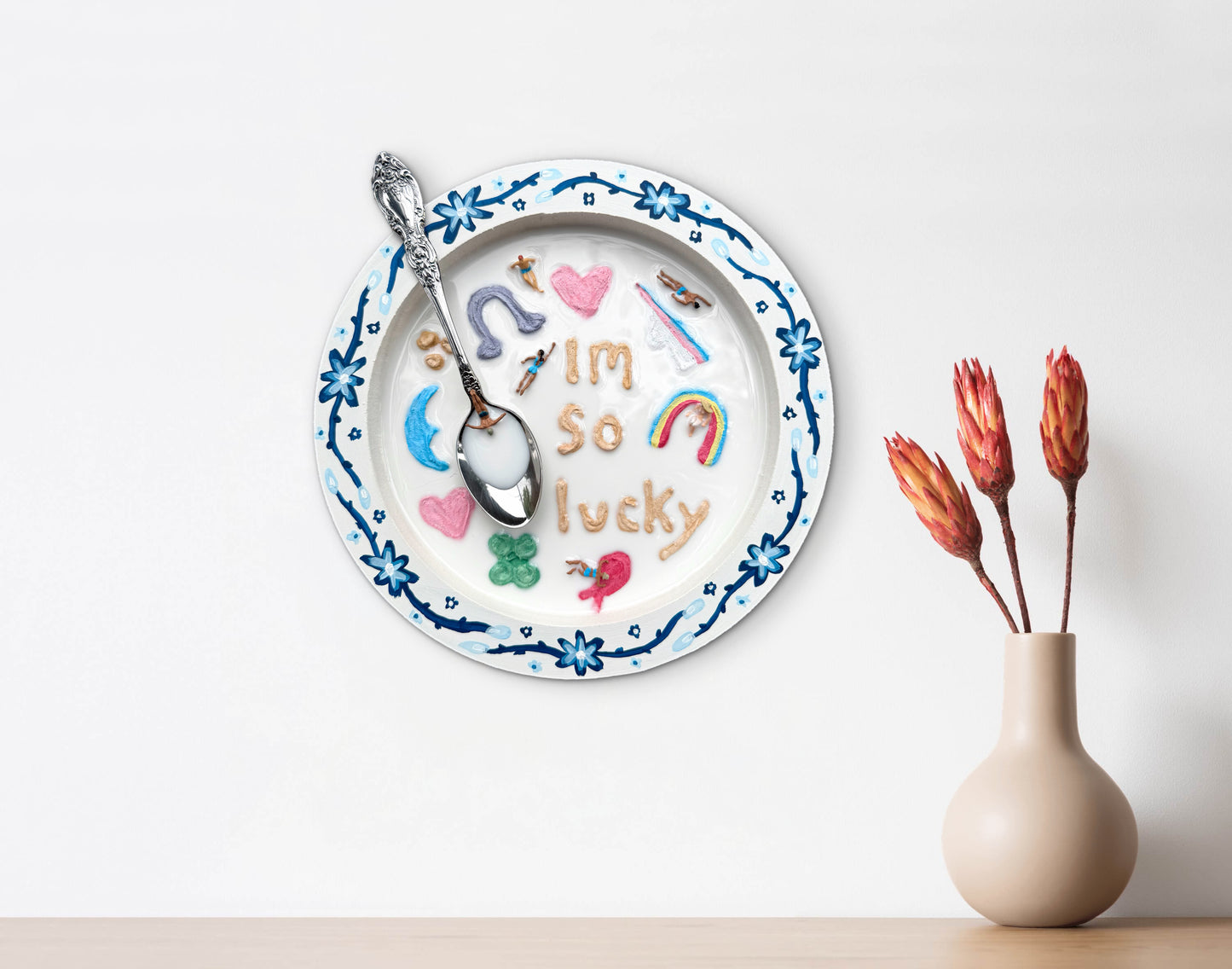 Lucky Charms: Saturday Mornings Cereal Collection - 8x8in Mixed Media