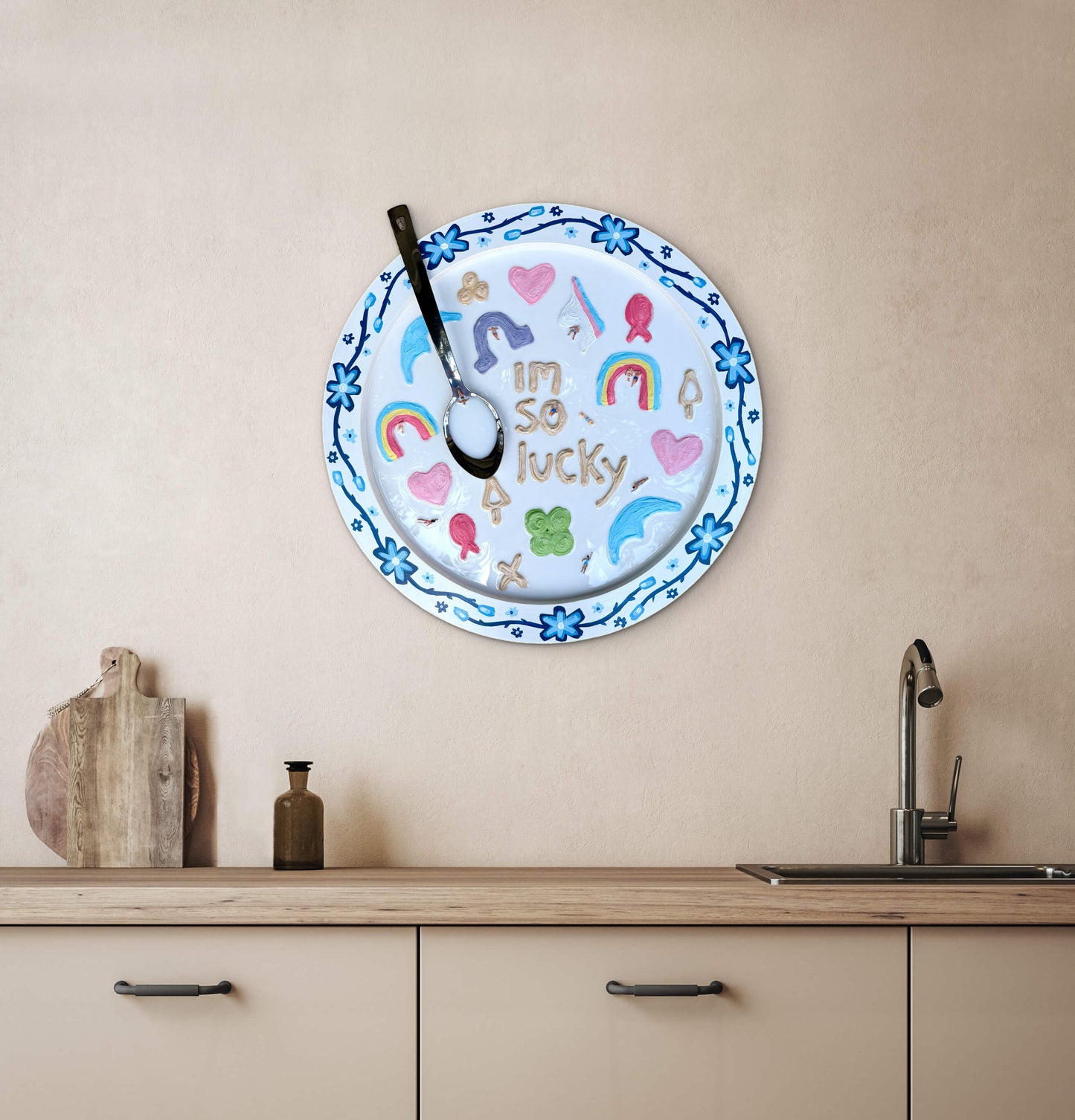 Lucky Charms: Saturday Mornings Cereal Collection - 20x20in Mixed Media