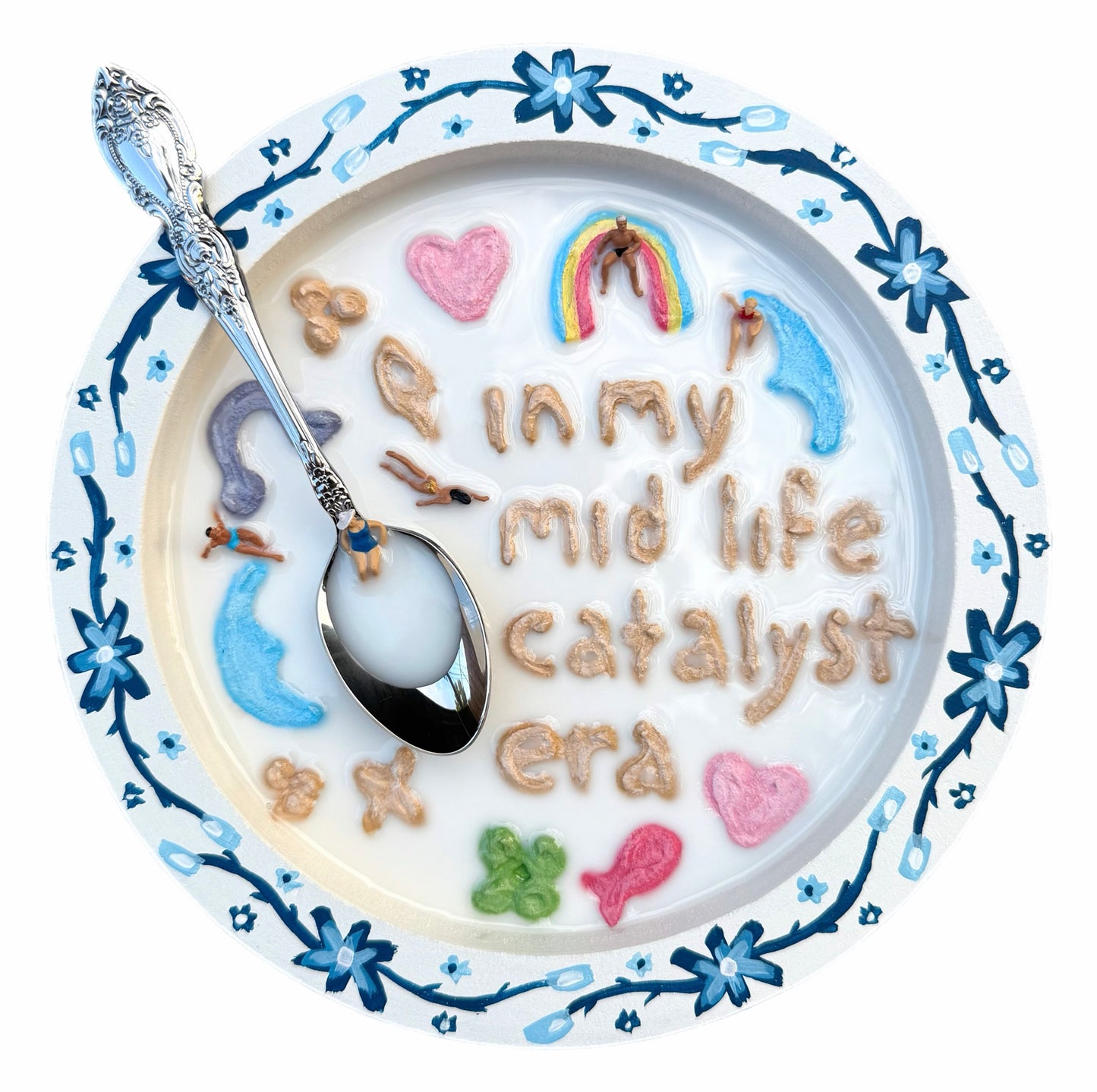 Lucky Charms: Saturday Mornings Cereal Collection - 8x8in Mixed Media