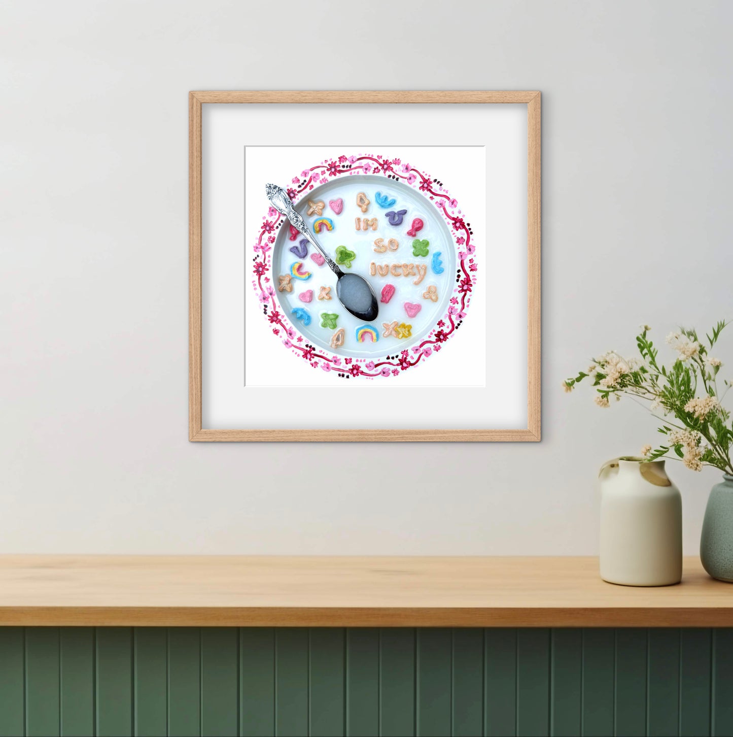 Saturday Mornings: Lucky Charms Print - 10x10in Glicée Fine Art Print
