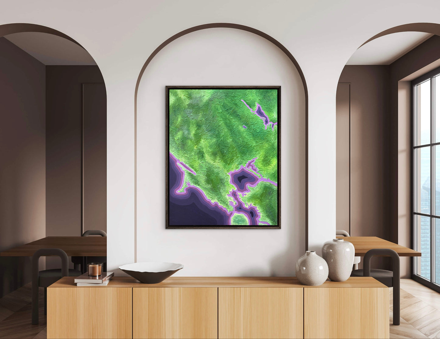California Wine Country: A Love Letter, 24x30in Mixed Media on Canvas
