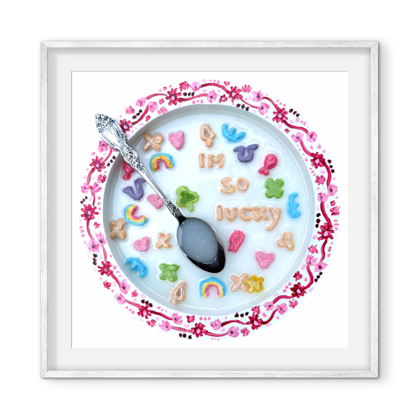 Saturday Mornings: Lucky Charms Print - 10x10in Glicée Fine Art Print