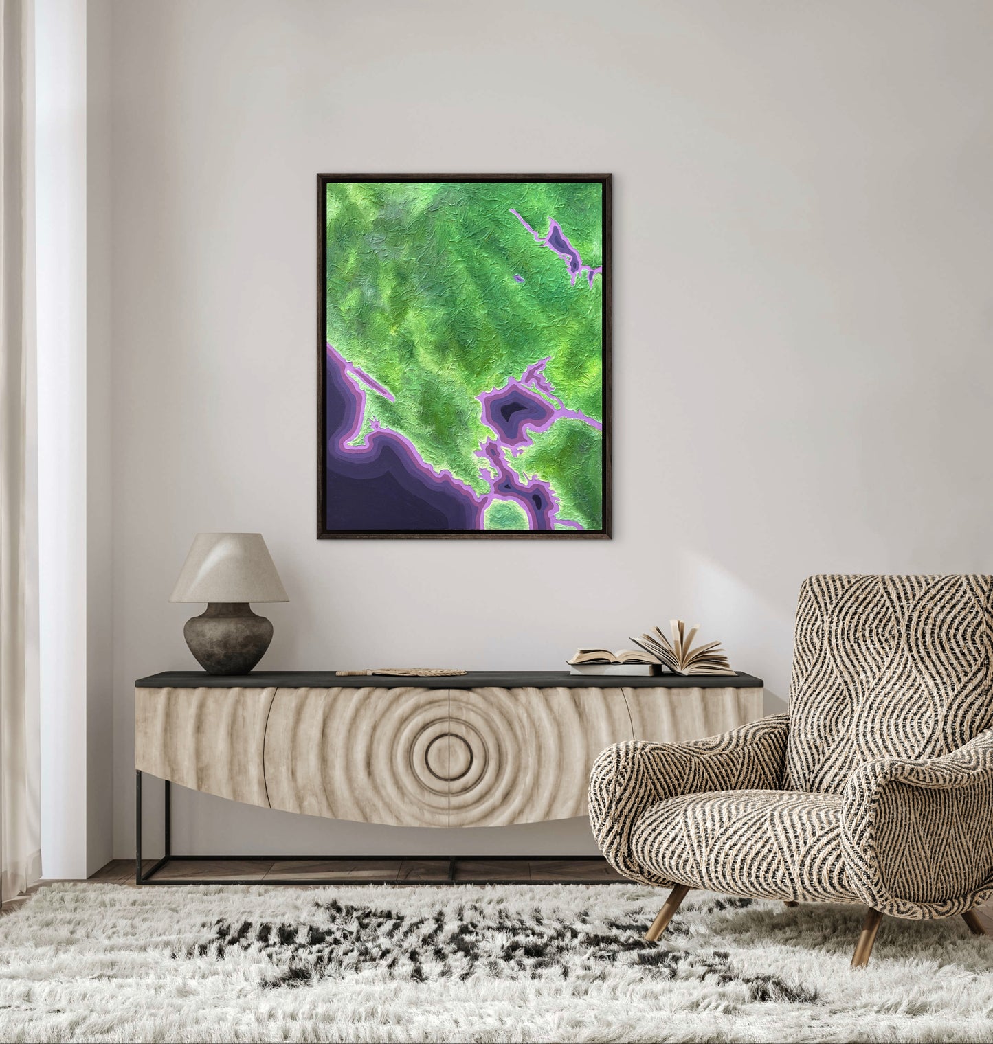 California Wine Country: A Love Letter, 24x30in Mixed Media on Canvas
