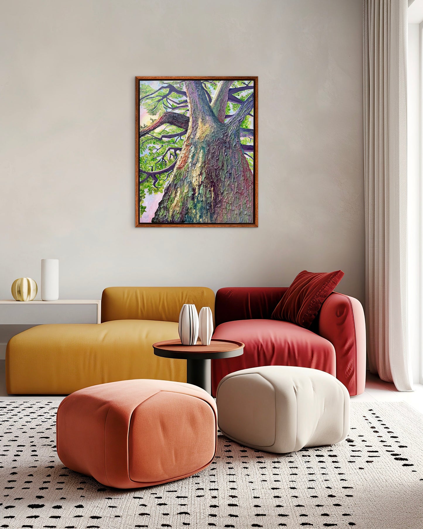 Grounded 24x30in Mixed Media on Canvas