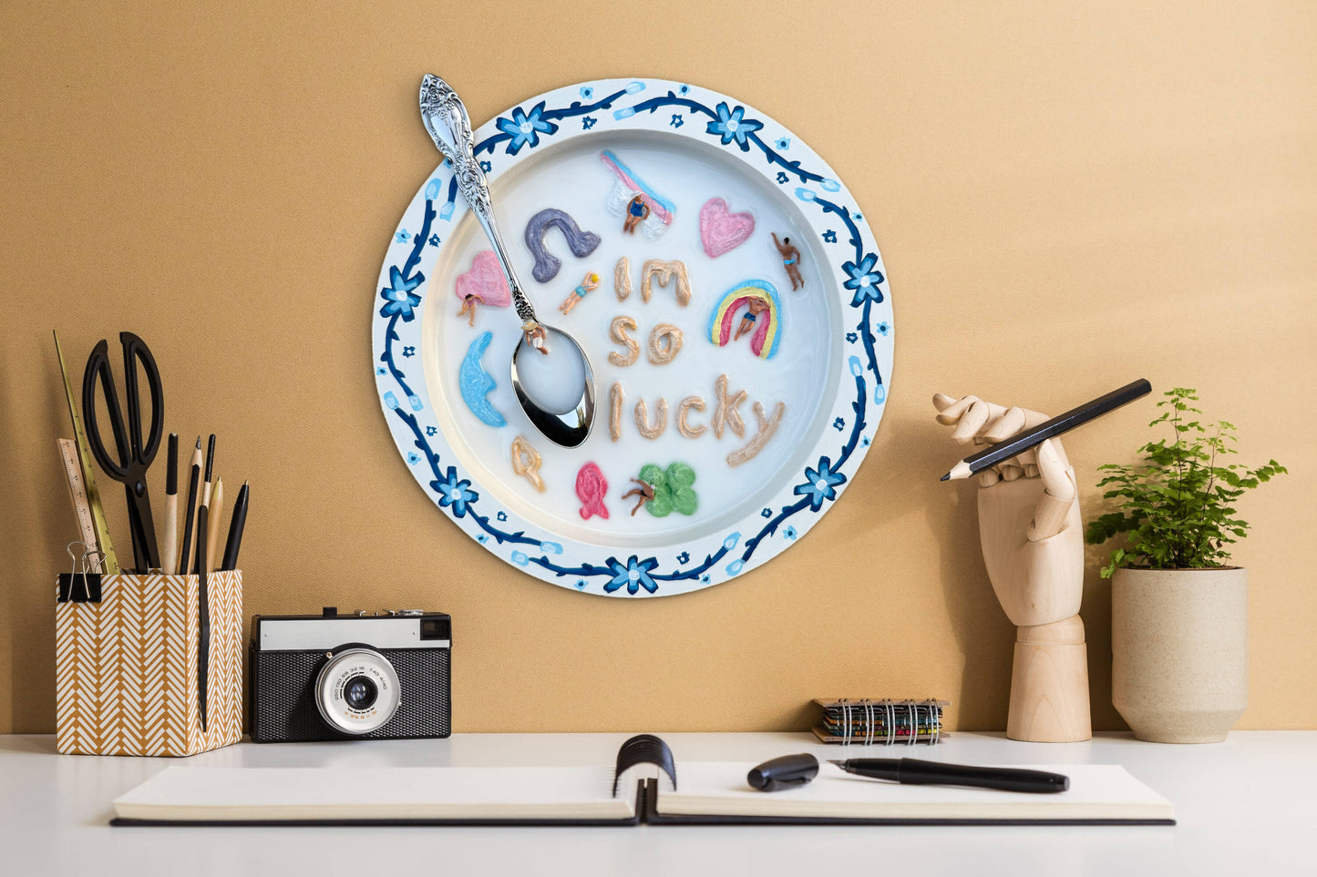 Lucky Charms: Saturday Mornings Cereal Collection - 8x8in Mixed Media