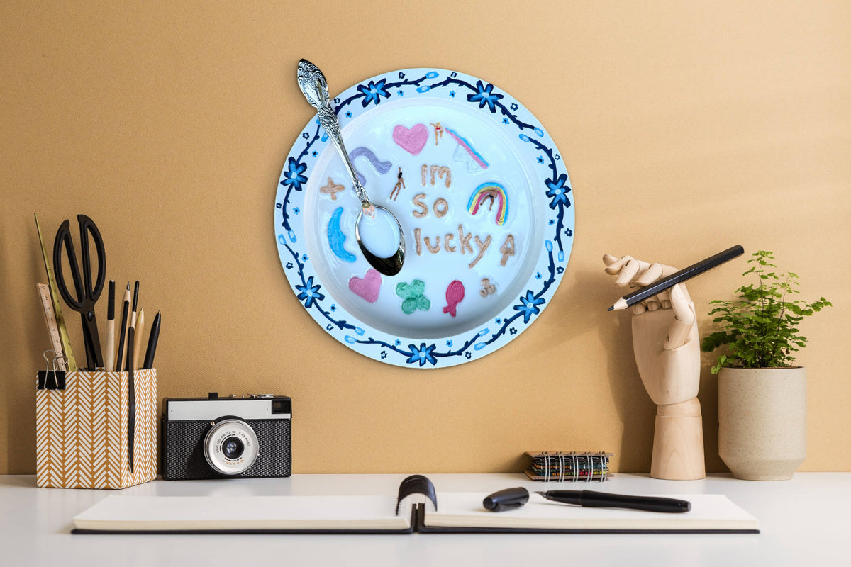 Lucky Charms: Saturday Mornings Cereal Collection - 8x8in Mixed Media