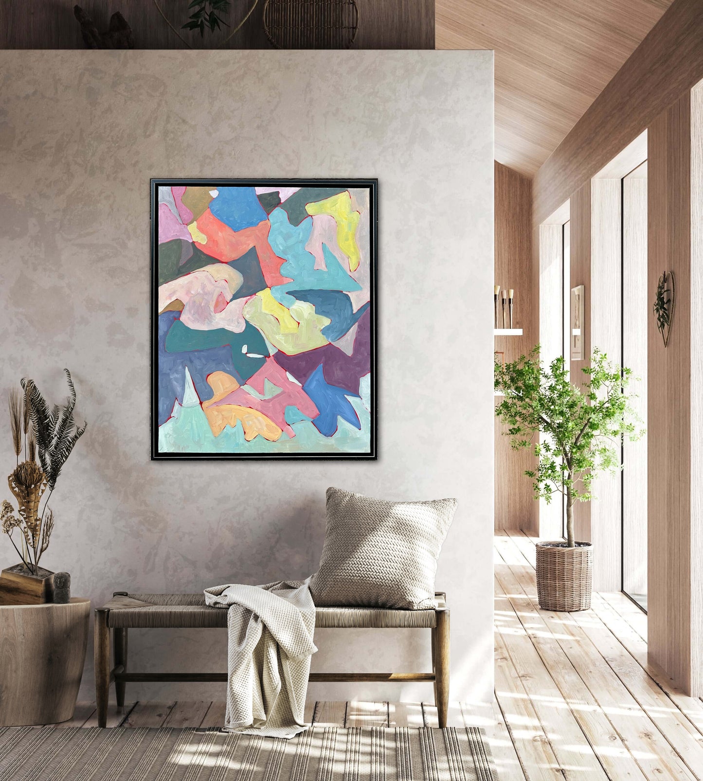 Parts - 24x30in Acrylic on Canvas