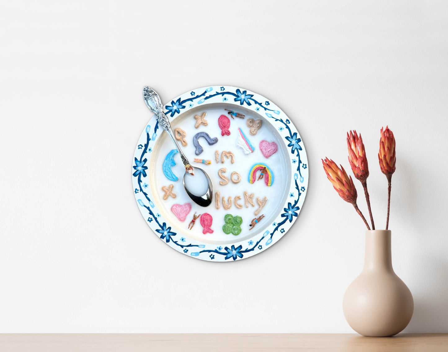 Lucky Charms: Saturday Mornings Cereal Collection - 8x8in Mixed Media