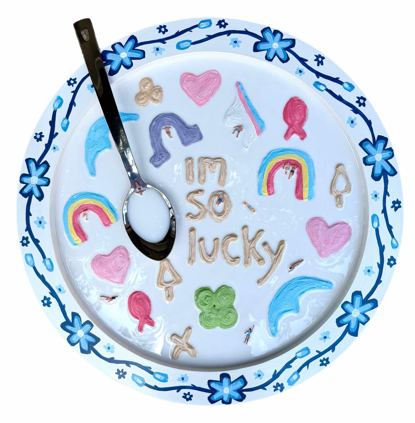 Lucky Charms: Saturday Mornings Cereal Collection - 20x20in Mixed Media