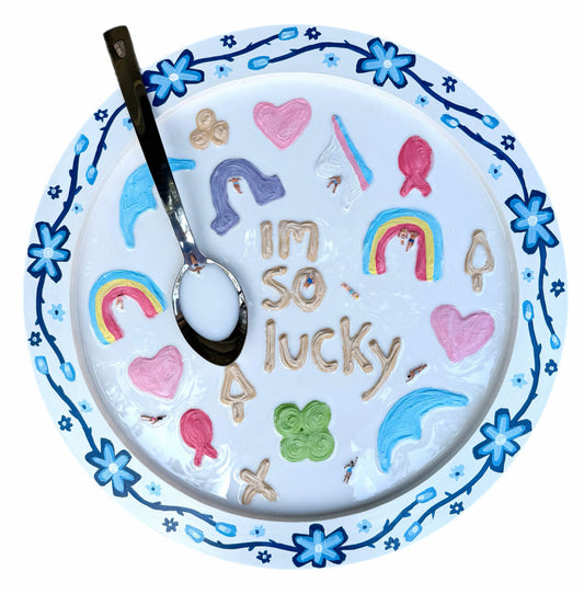 Lucky Charms: I’m so Lucky - 20x20in Mixed Media