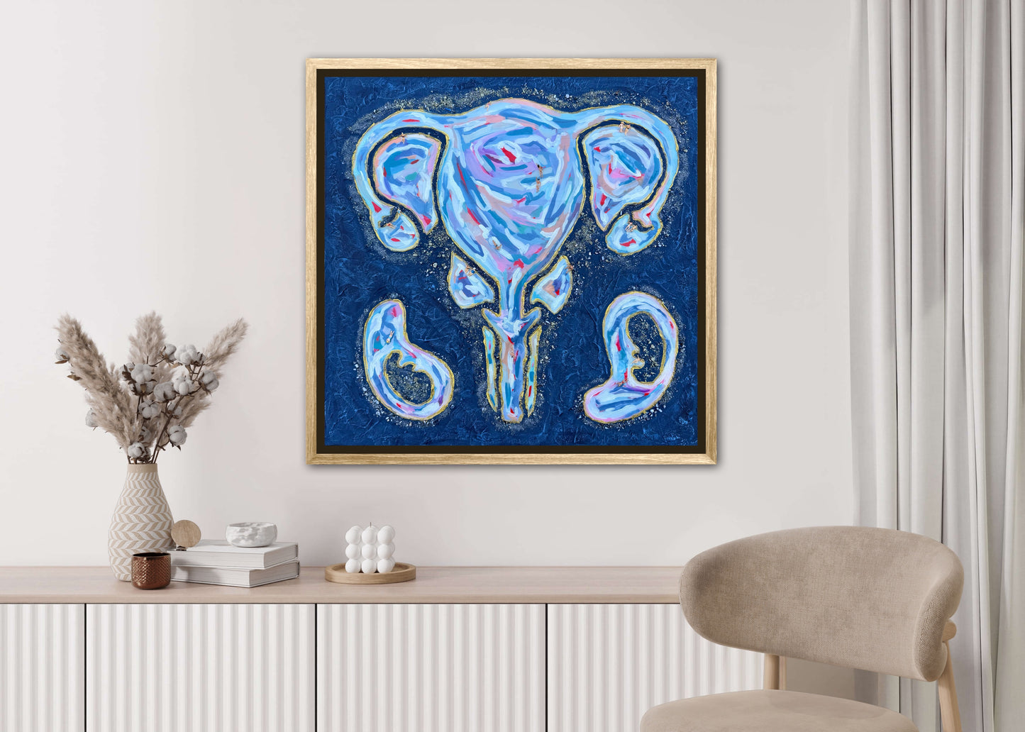 The First Resort 24x24in Original Framed