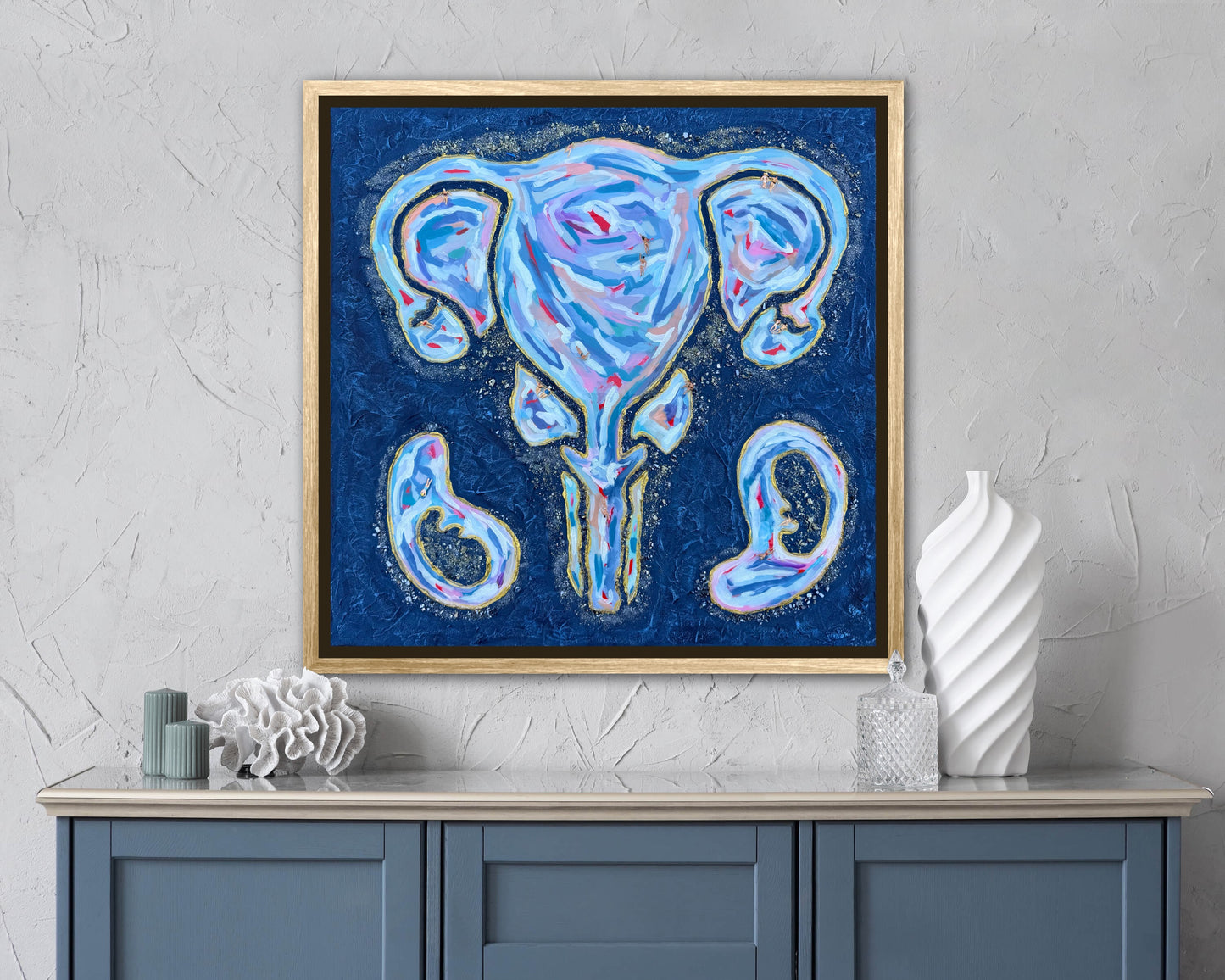 The First Resort 24x24in Original Framed