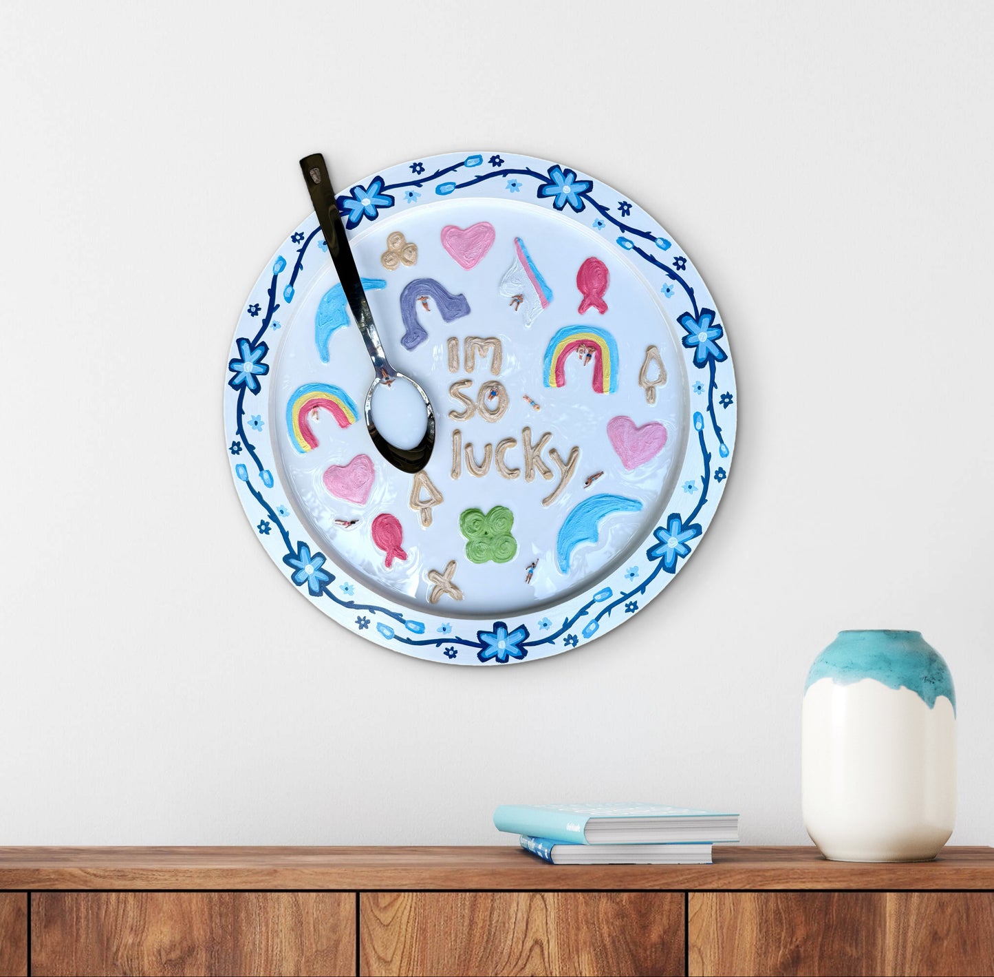 Lucky Charms: Saturday Mornings Cereal Collection - 20x20in Mixed Media