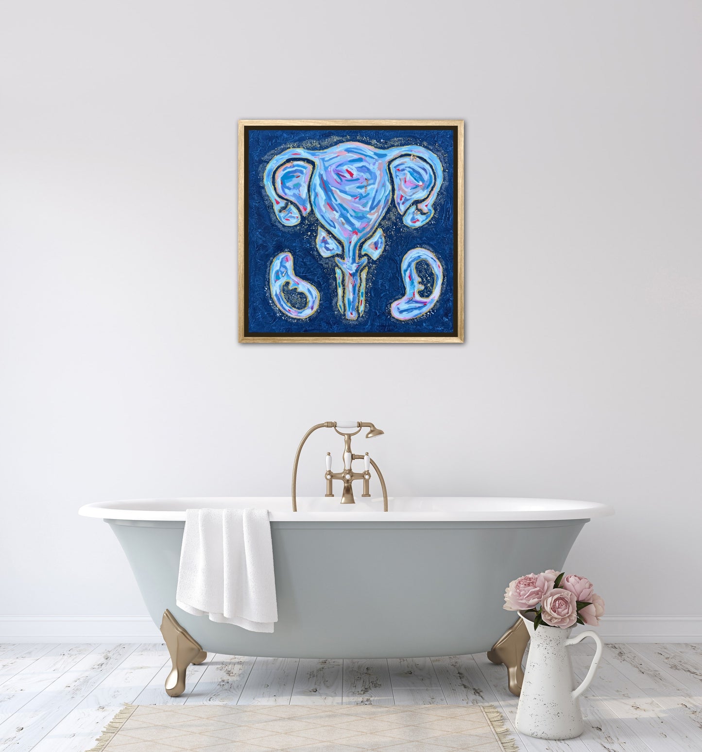 The First Resort 24x24in Original Framed