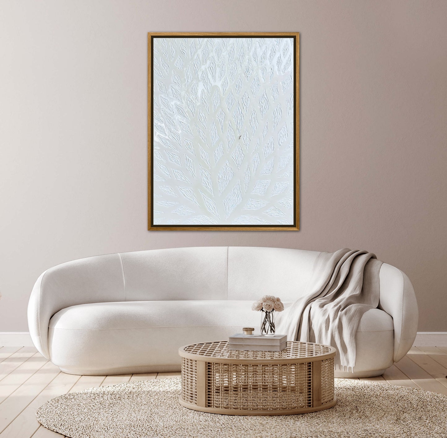 The Path to Dancing in the Clouds - 30x40in Mixed Media Textured Artwork Framed