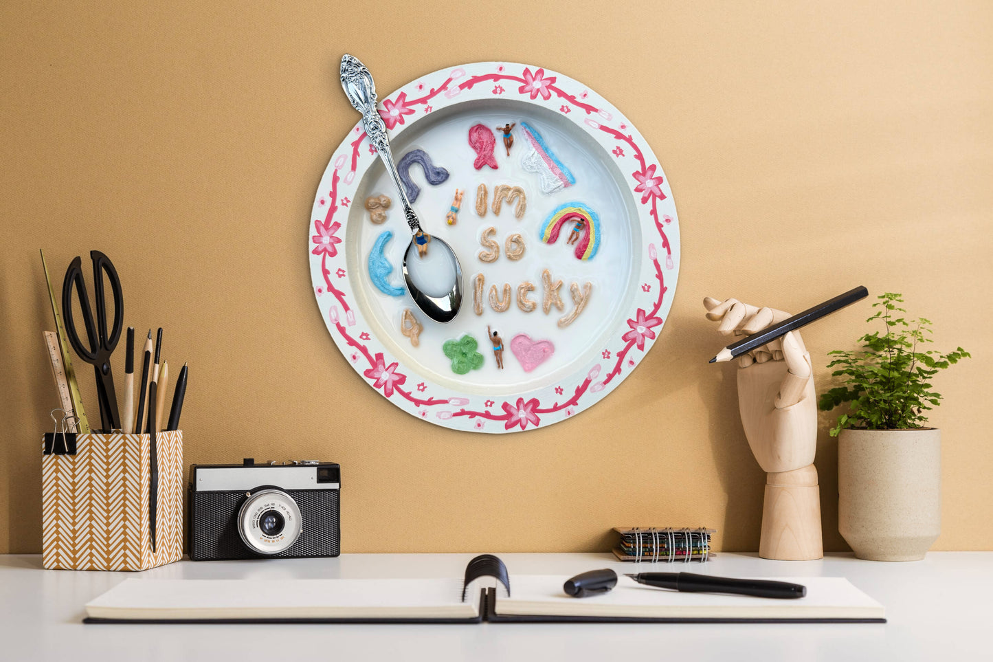 Lucky Charms: Saturday Mornings Cereal Collection - 8x8in Mixed Media