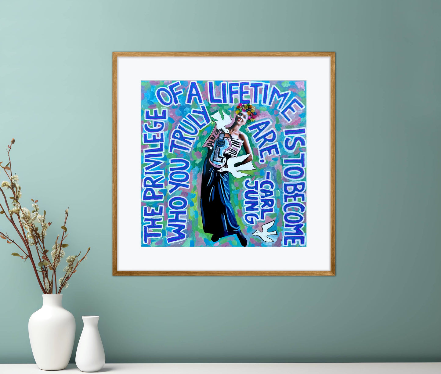 Vogue Reflections: The Privilege of a Lifetime - 10x10in Glicée Fine Art Print