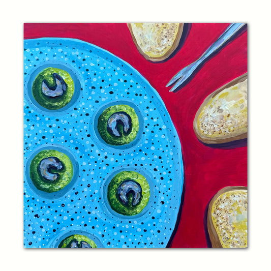 Little Luxuries Collection: Escargot - 10x10in Glicée Fine Art Print