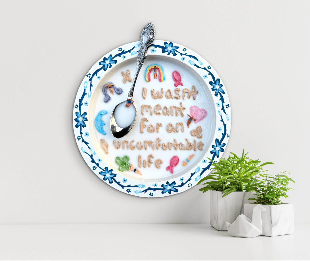 Lucky Charms: Saturday Mornings Cereal Collection - 8x8in Mixed Media