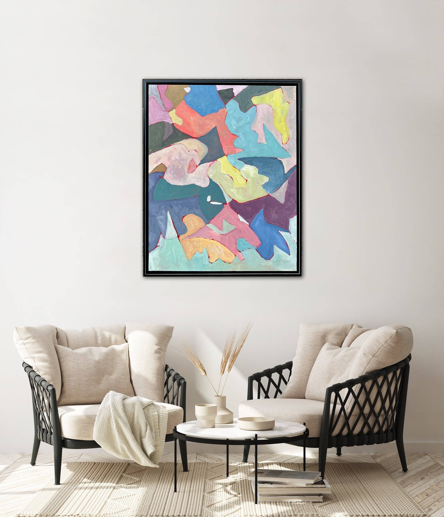 Parts - 24x30in Acrylic on Canvas