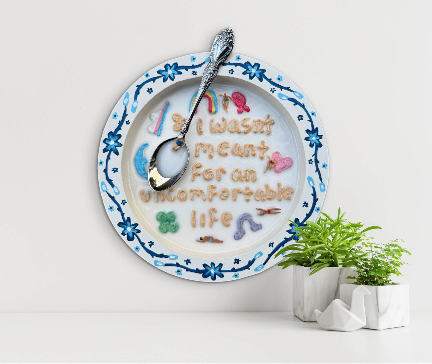 Lucky Charms: Saturday Mornings Cereal Collection - 8x8in Mixed Media