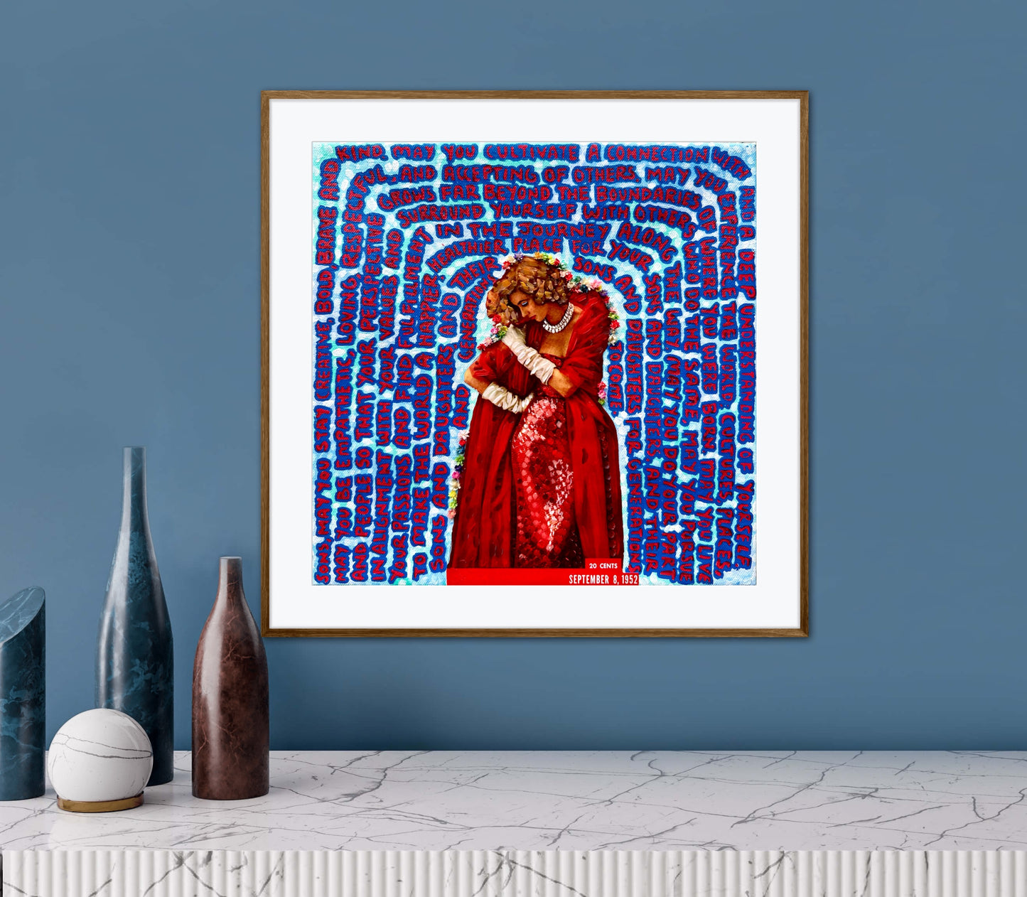 Vogue Reflections: Dear Sons - 10x10in Glicée Fine Art Print