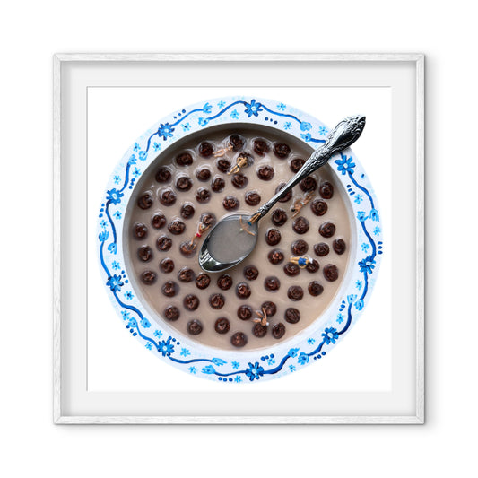 Saturday Mornings: Cocoa Puffs Print - 10x10in Glicée Fine Art Print