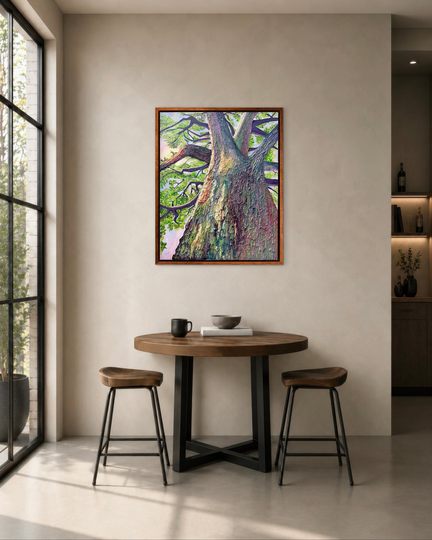 Grounded 24x30in Mixed Media on Canvas