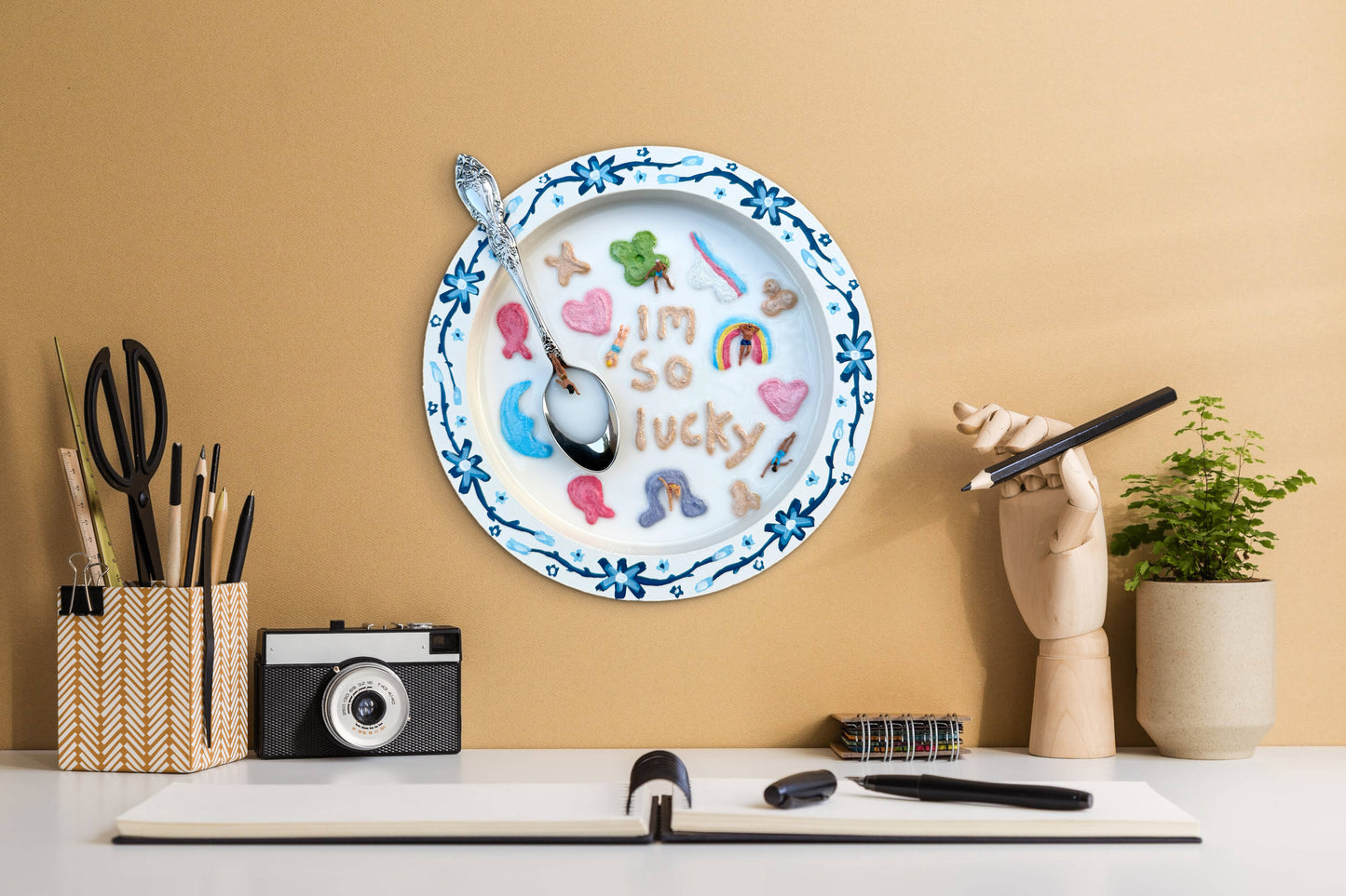 Lucky Charms: Saturday Mornings Cereal Collection - 8x8in Mixed Media