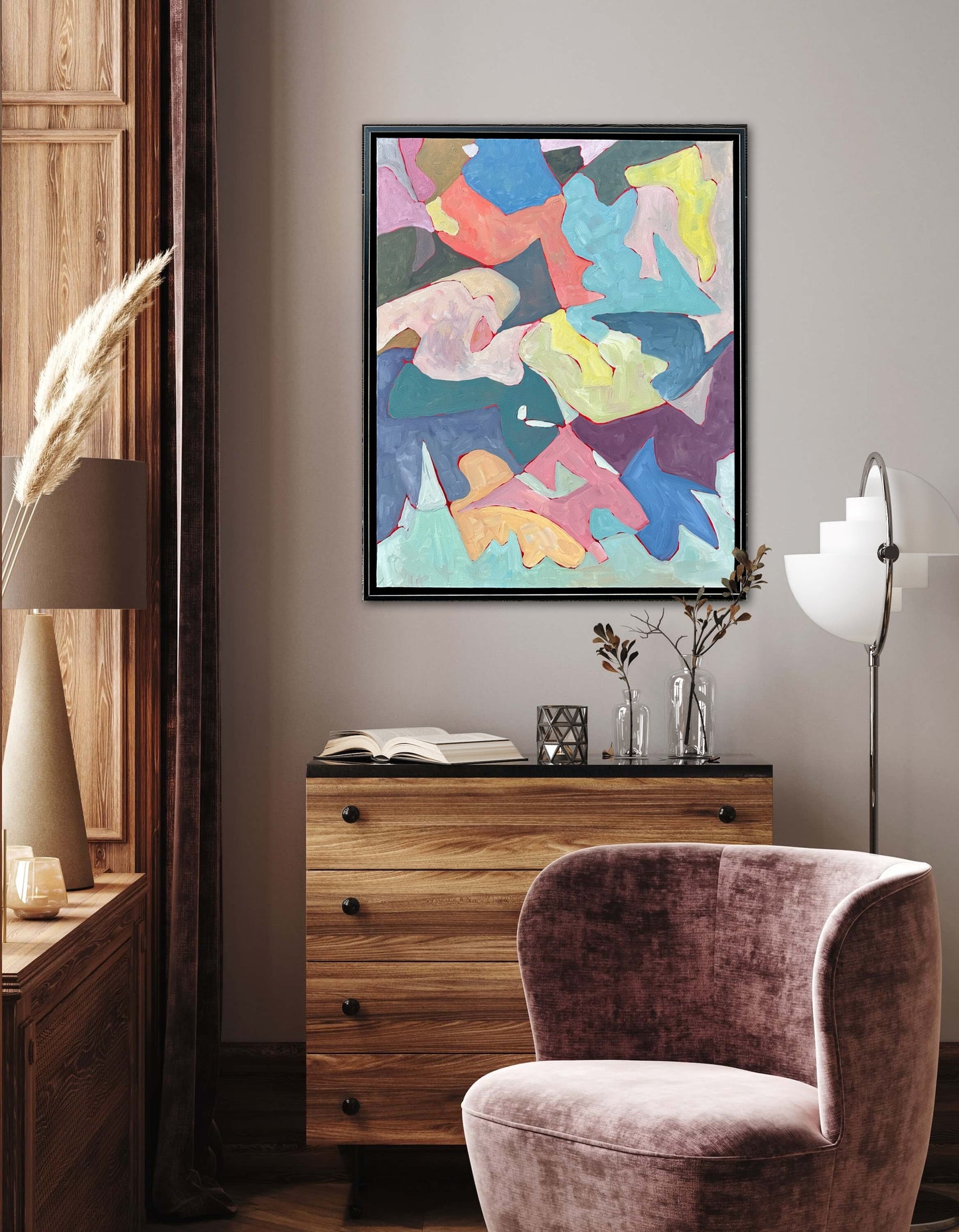 Parts - 24x30in Acrylic on Canvas