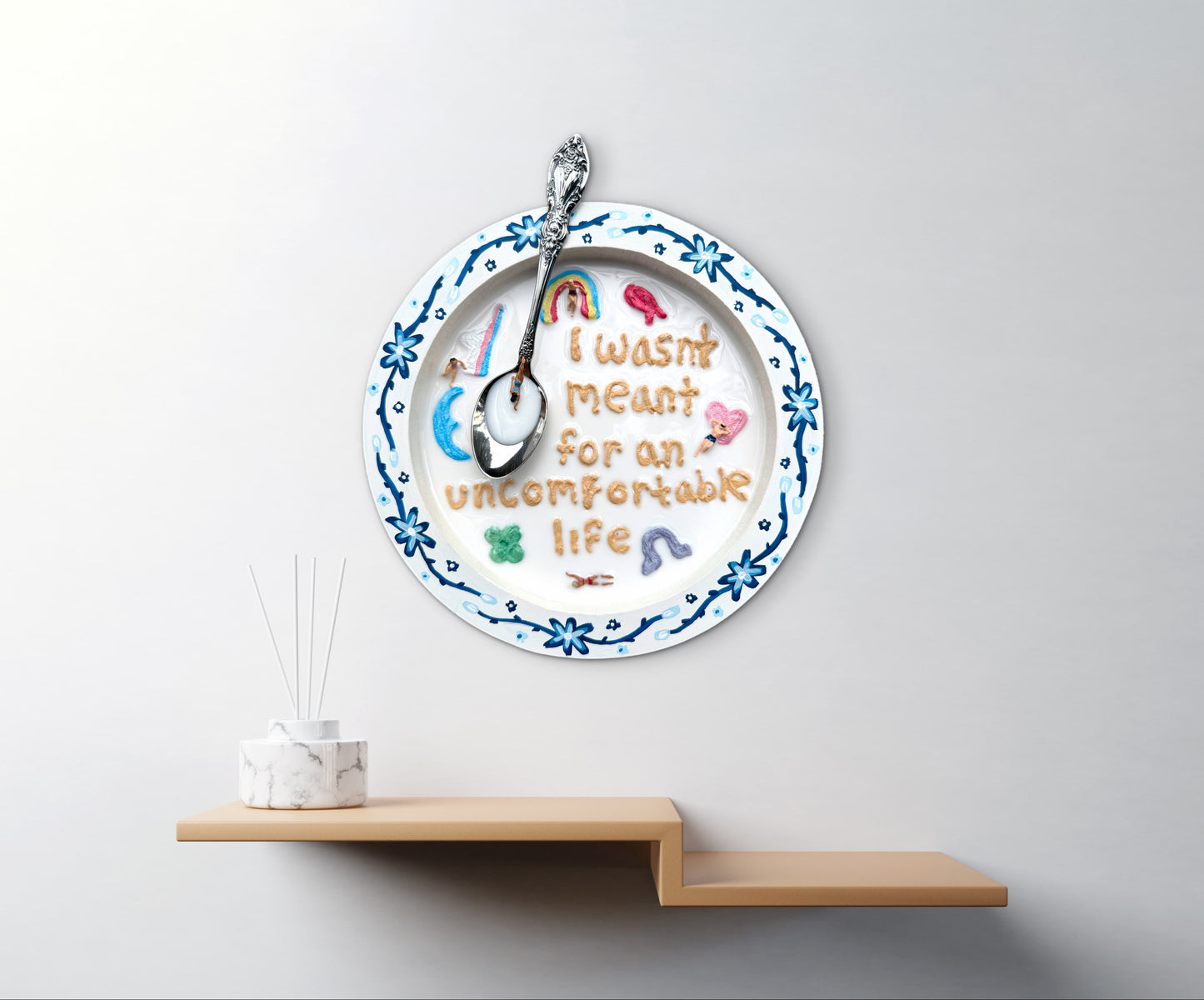 Lucky Charms: Saturday Mornings Cereal Collection - 8x8in Mixed Media