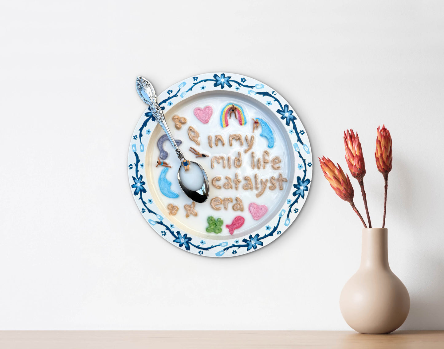 Lucky Charms: Saturday Mornings Cereal Collection - 8x8in Mixed Media