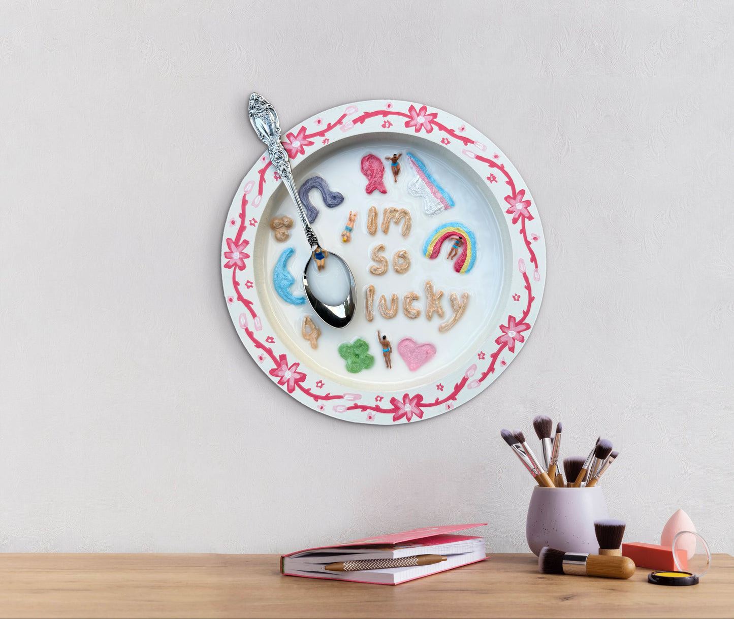 Lucky Charms: Saturday Mornings Cereal Collection - 8x8in Mixed Media
