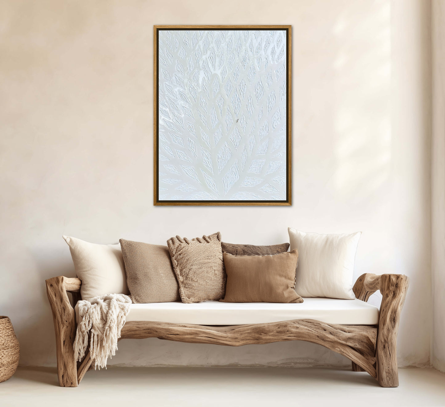 The Path to Dancing in the Clouds - 30x40in Mixed Media Textured Artwork Framed