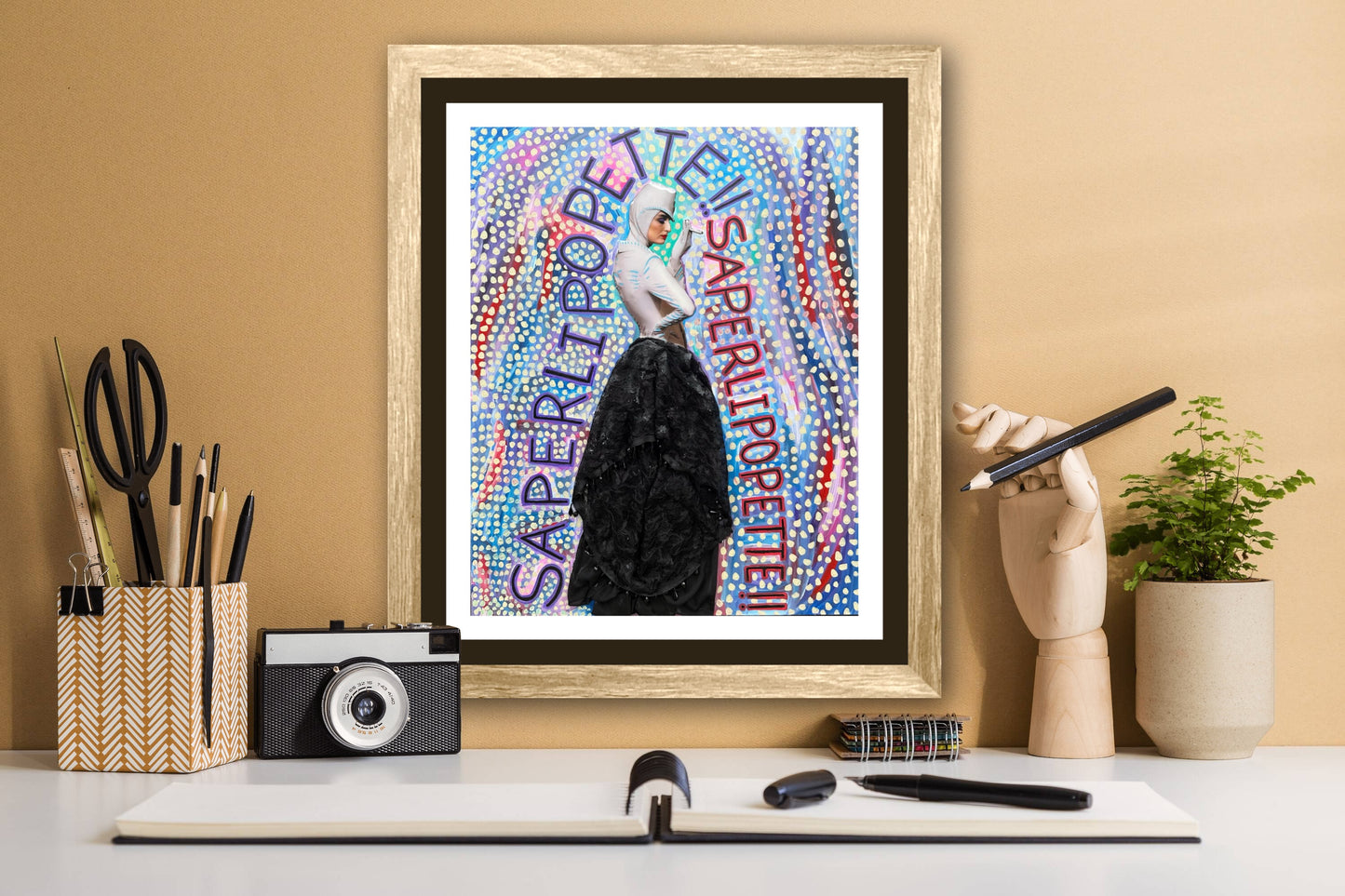 Vogue Reflections: “Saperlipopette!” Giclée Fine Art Print 8x10in