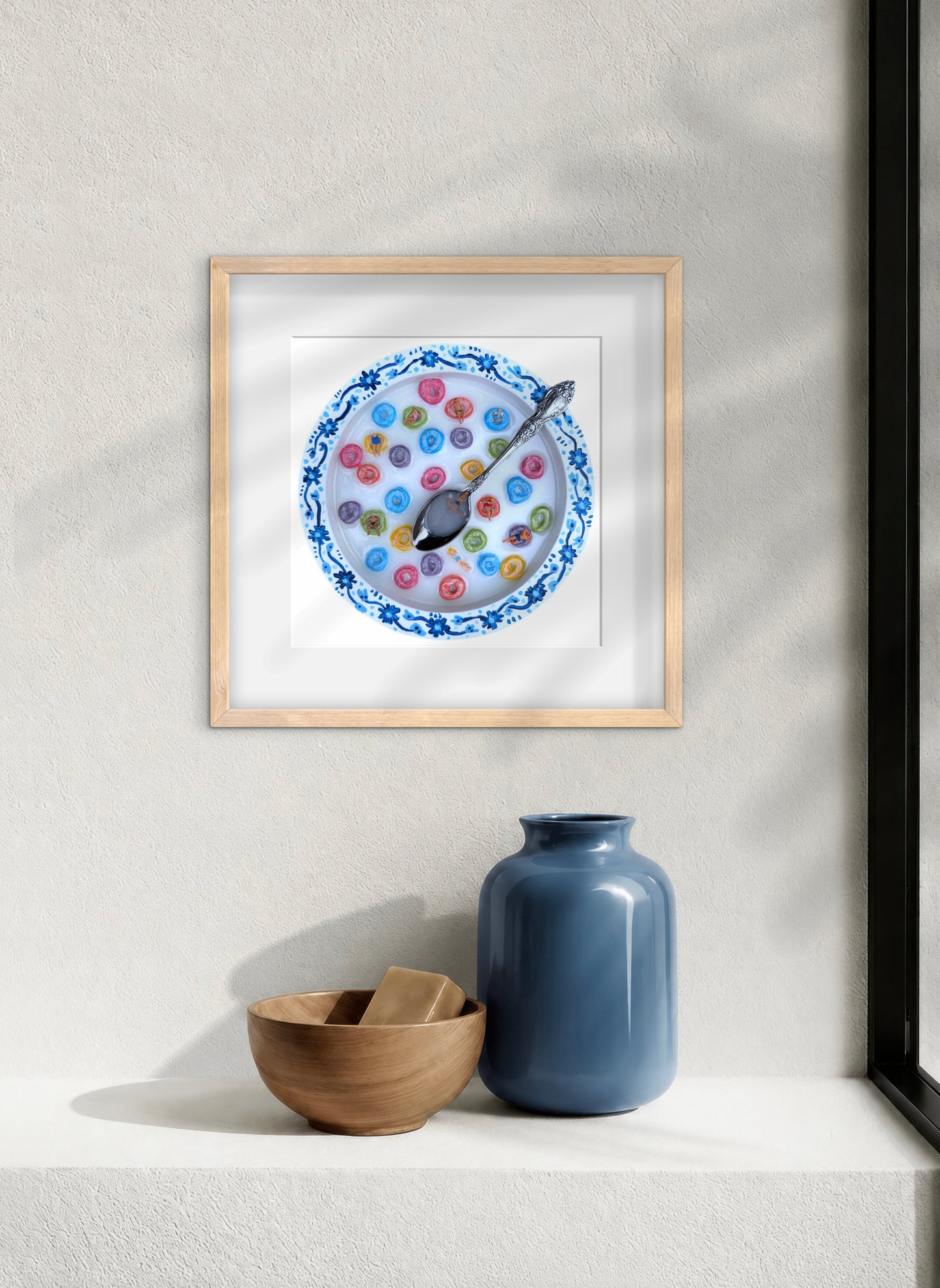 Saturday Mornings: Fruit Loops Print - 10x10in Glicée Fine Art Print