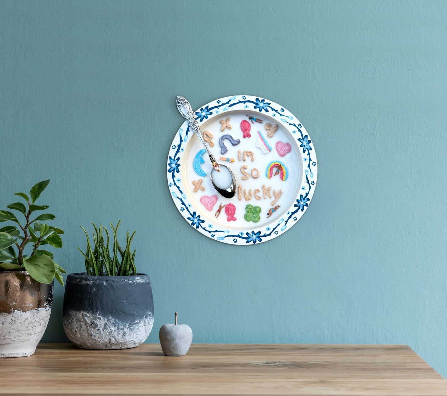 Lucky Charms: Saturday Mornings Cereal Collection - 8x8in Mixed Media