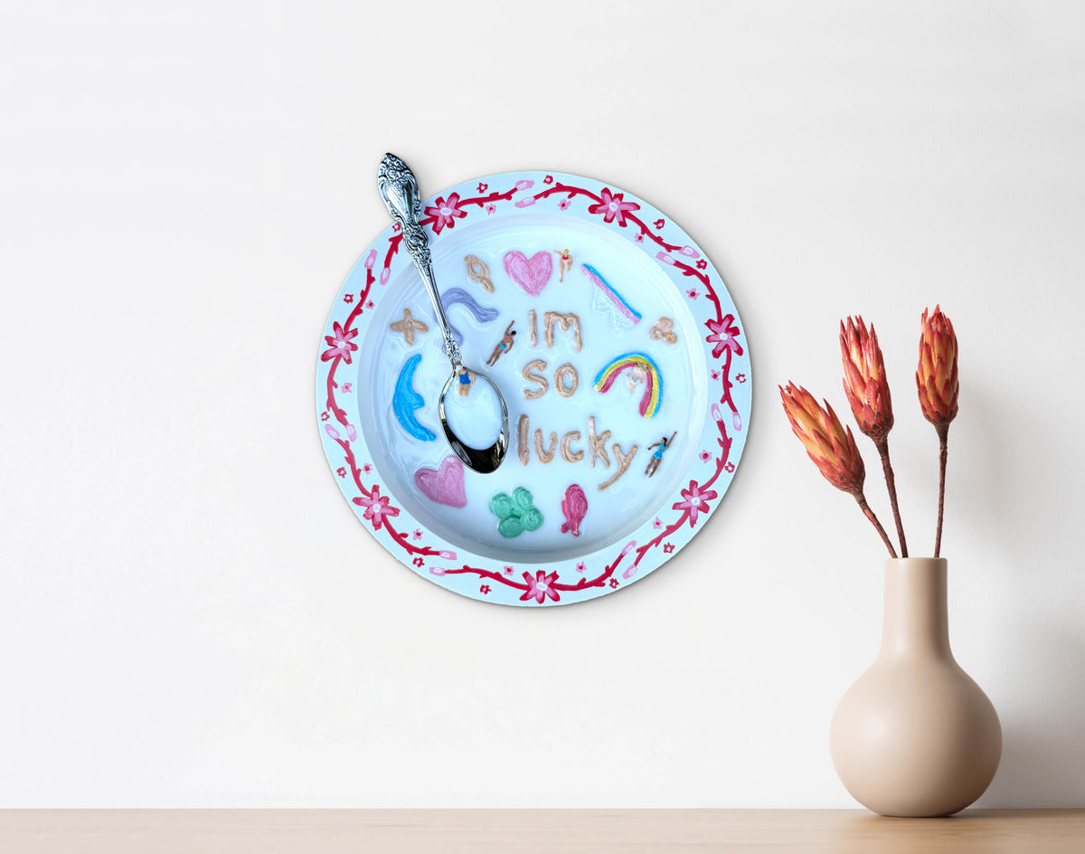 Lucky Charms: Saturday Mornings Cereal Collection - 8x8in Mixed Media