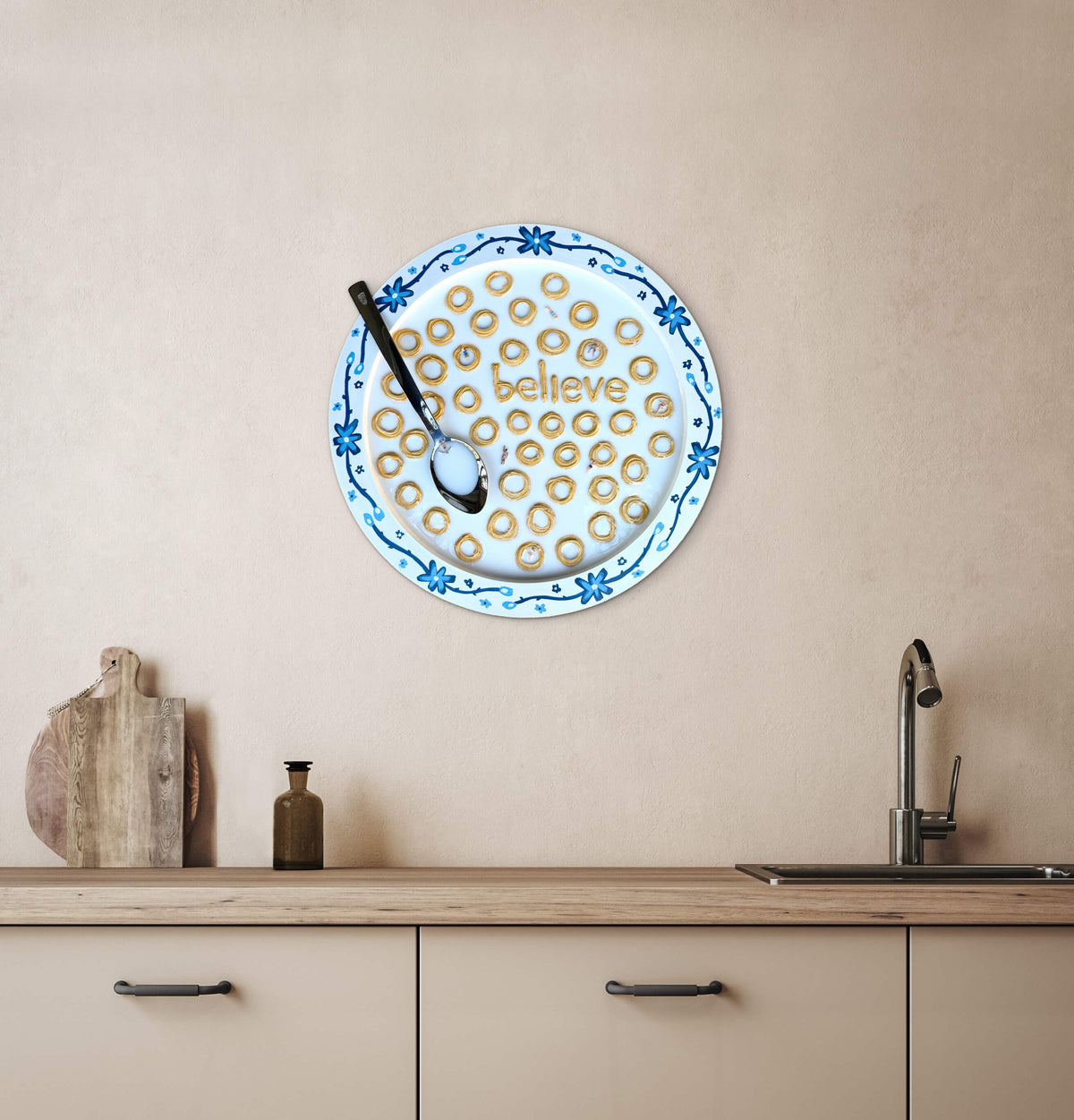 Cheerios: Believe - 20x20in Mixed Media