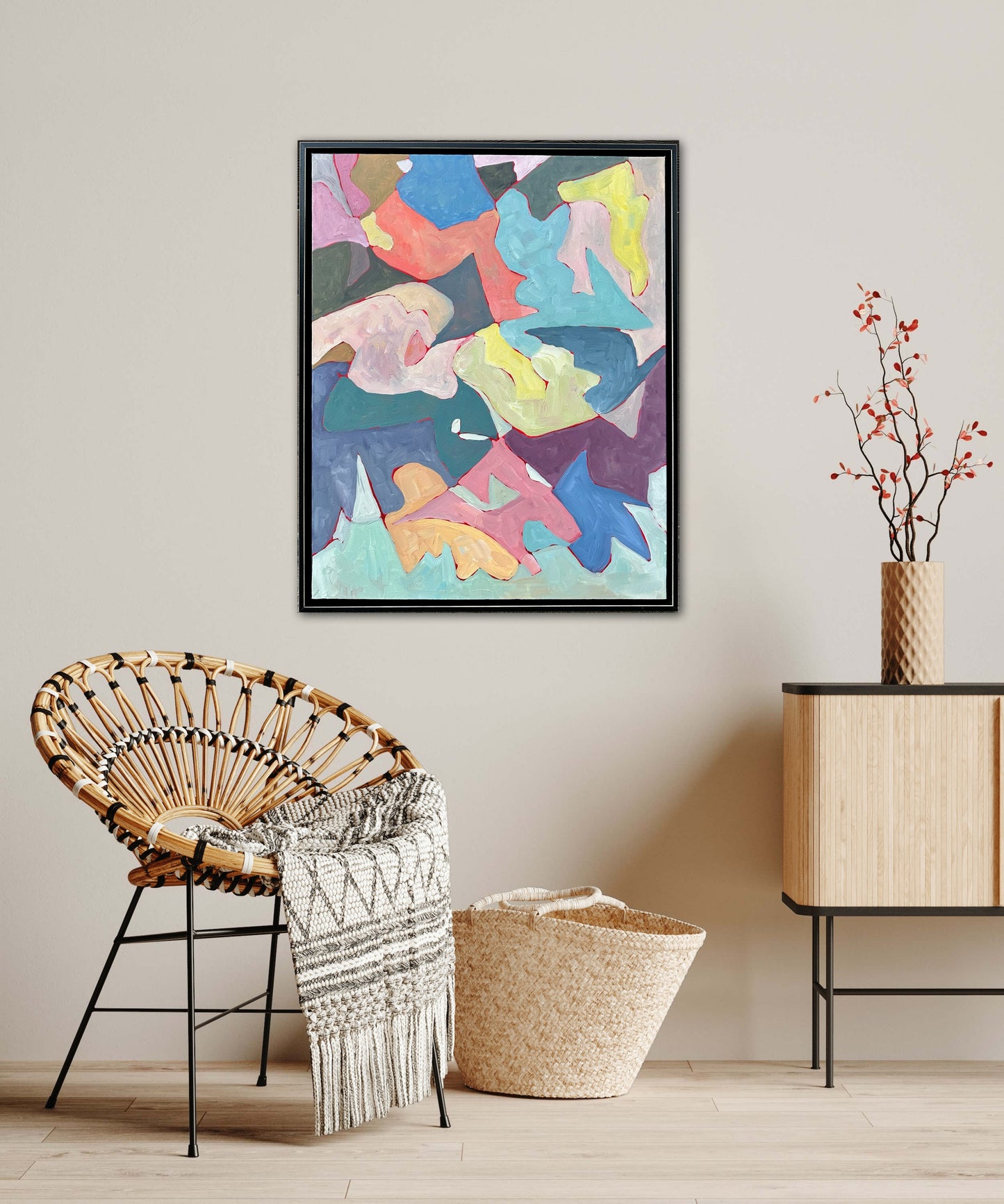 Parts - 24x30in Acrylic on Canvas