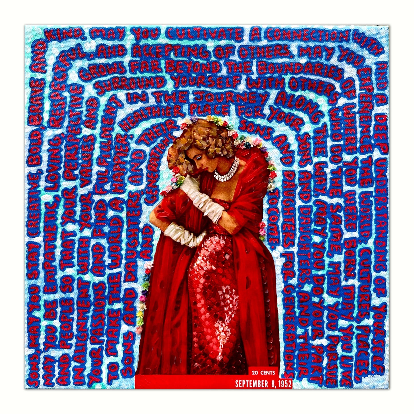 Vogue Reflections: Dear Sons - 10x10in Glicée Fine Art Print