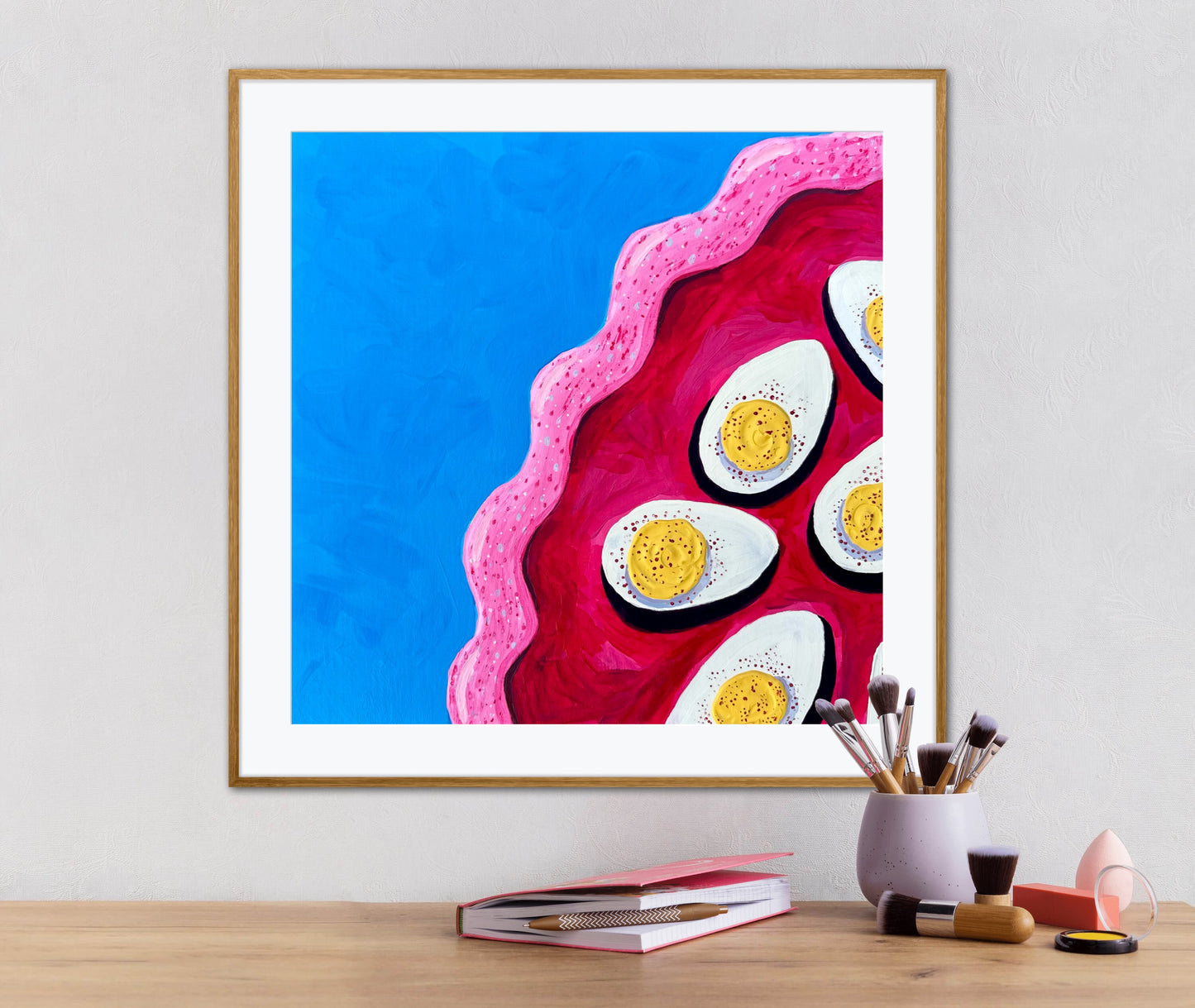 Little Luxuries Collection: Deviled Eggs - 10x10in Glicée Fine Art Print
