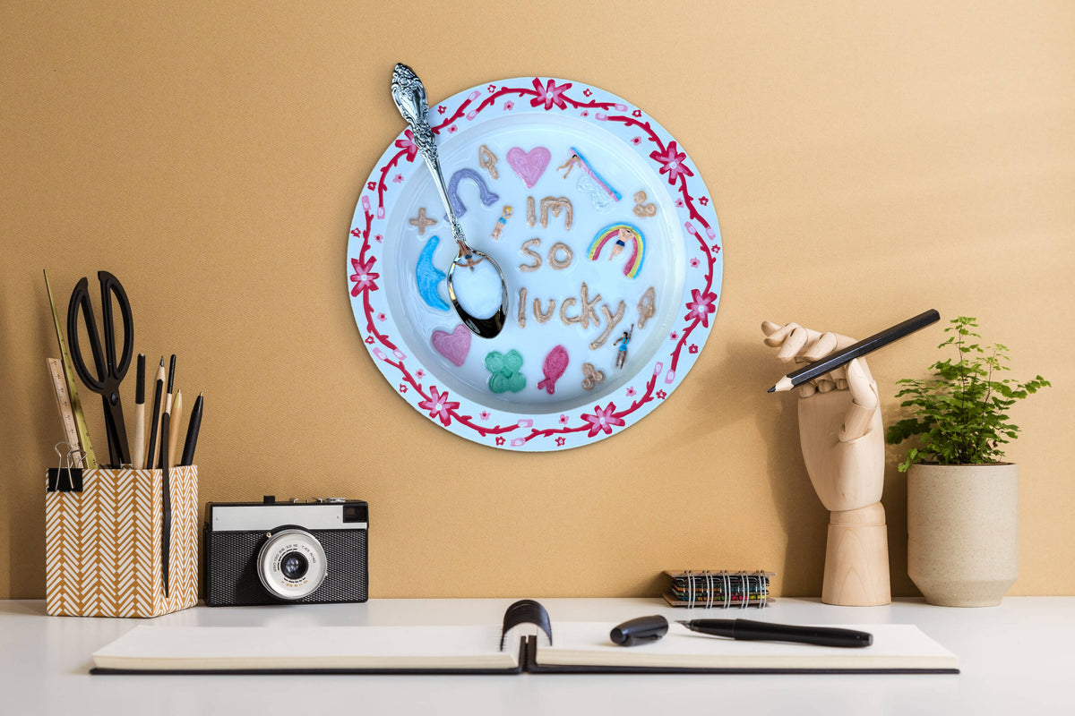 Lucky Charms: Saturday Mornings Cereal Collection - 8x8in Mixed Media