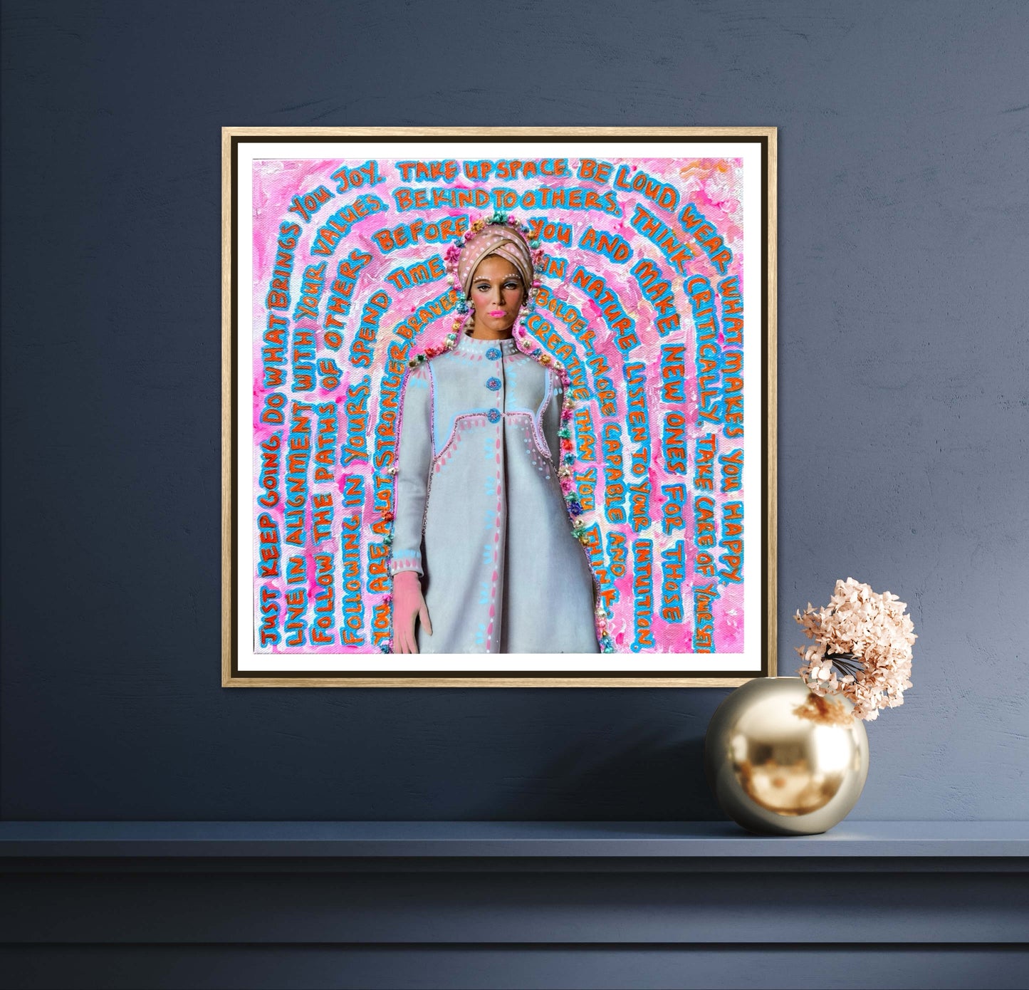 “Just Keep Going” Giclée Fine Art Print 10x10in