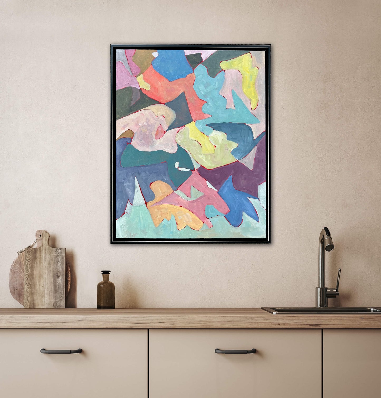 Parts - 24x30in Acrylic on Canvas