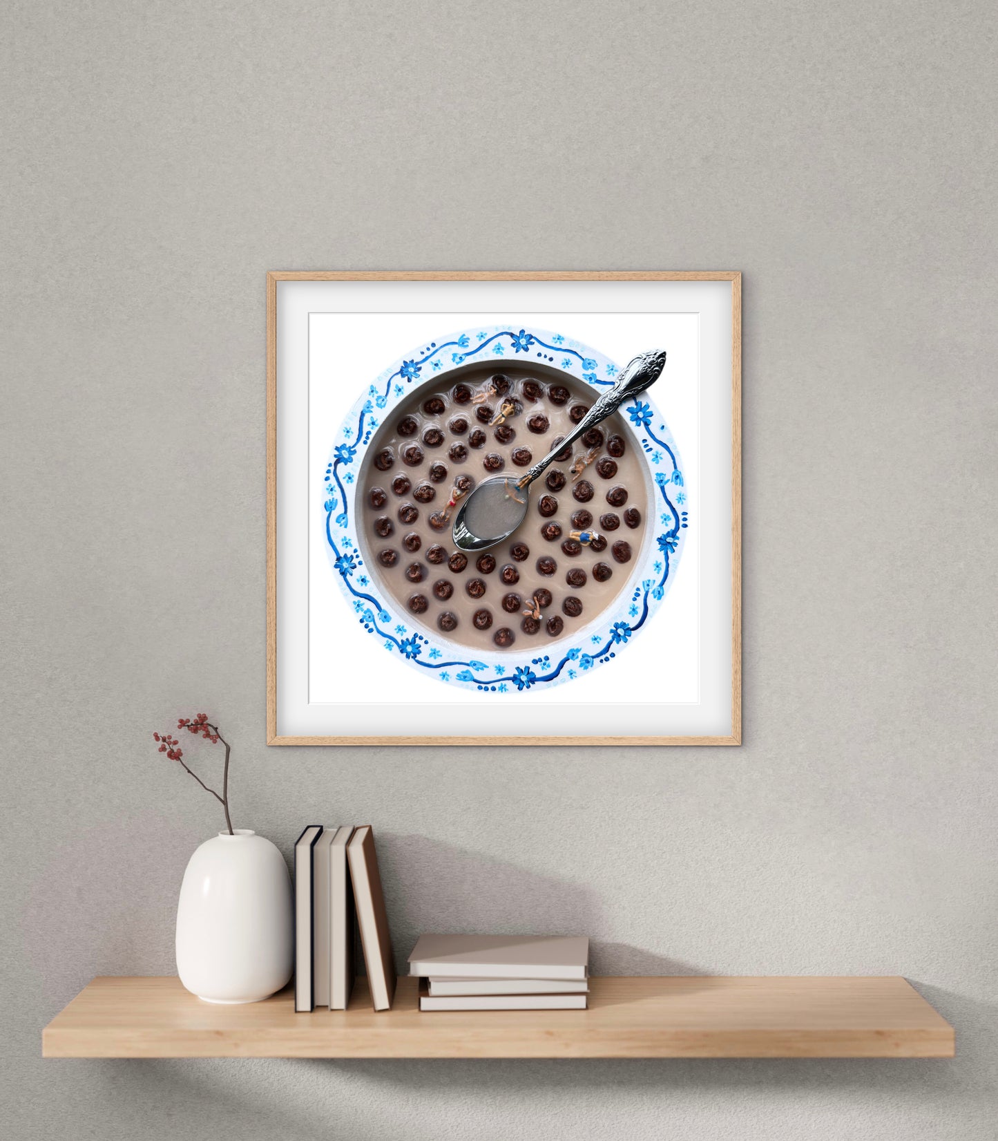 Saturday Mornings: Cocoa Puffs Print - 10x10in Glicée Fine Art Print