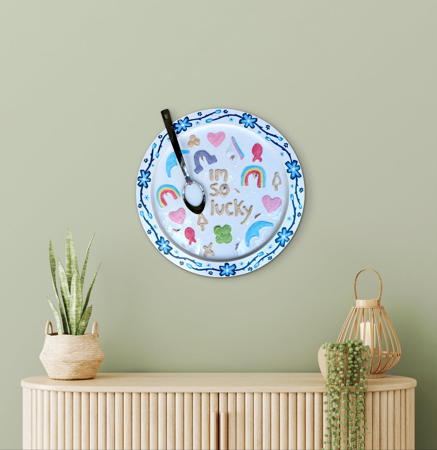 Lucky Charms: Saturday Mornings Cereal Collection - 20x20in Mixed Media