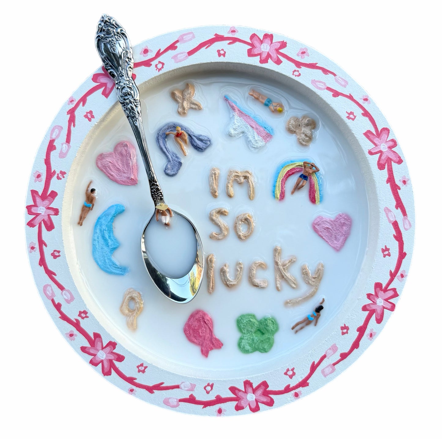 Lucky Charms: Saturday Mornings Cereal Collection - 8x8in Mixed Media